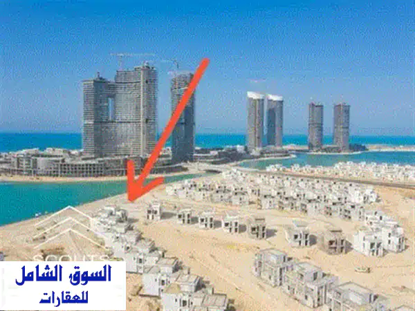 شاليه فاخر فيو لاجون بالساحل الشمالي | استلام فوري بمقدم 480 ألف فقط!