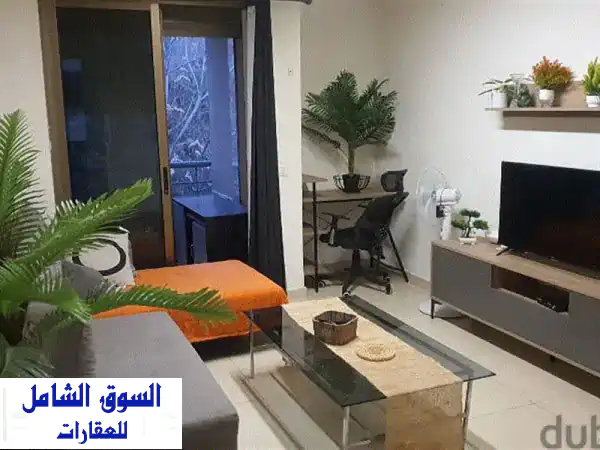 استوديو مفروش فاخر للإيجار في المنصورية (نهاية...