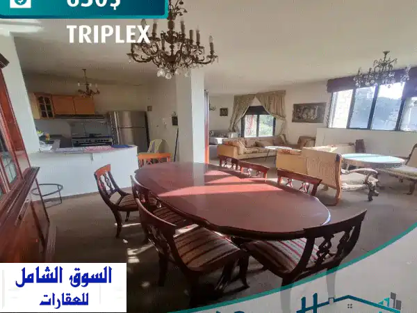 شقة ترايبلكس فاخرة للإيجار في الإلصار - مساحة...