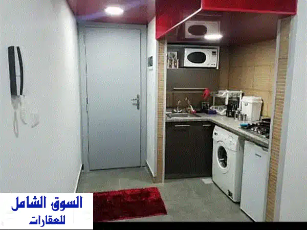 استديو مفروش بالكامل في العدلية - هدوء، موقع...