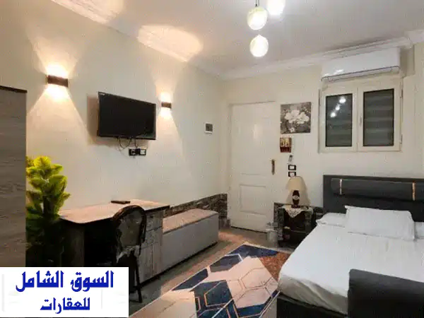 استديو مفروش فاخر في الشيخ زايد - إقامة مثالية...