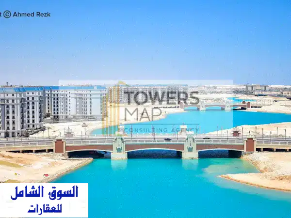 شاليه فاخر للبيع - تانى صف من اللاجون، العلمين...