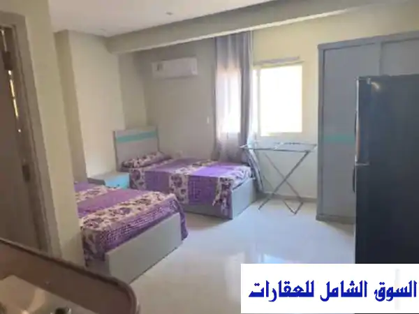 ستوديو مفروش فاخر للإيجار في قلب الحي الأول 6 أكتوبر...