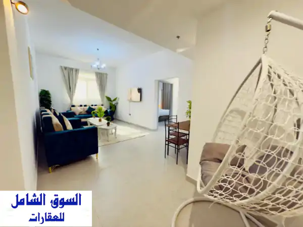 شقة غرفة وصالة فاخرة في كورنيش عجمان - موقع متميز قريب من دوار السفينة!