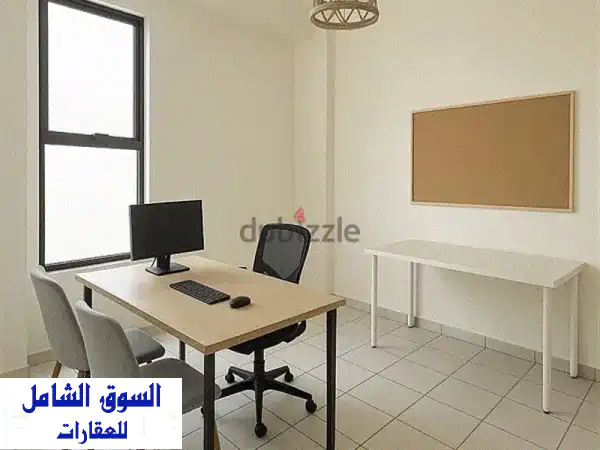 مكتب فاخر للإيجار في موقع متميز - فرصة استثمارية رائعة!