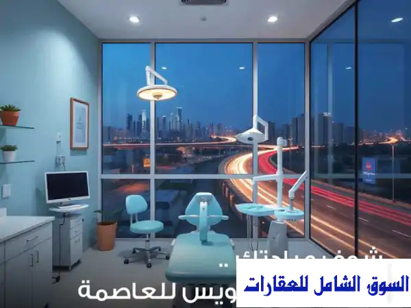 عيادة 45 م ناصية ع طريق السويس مباشر تقسيط للبيع...