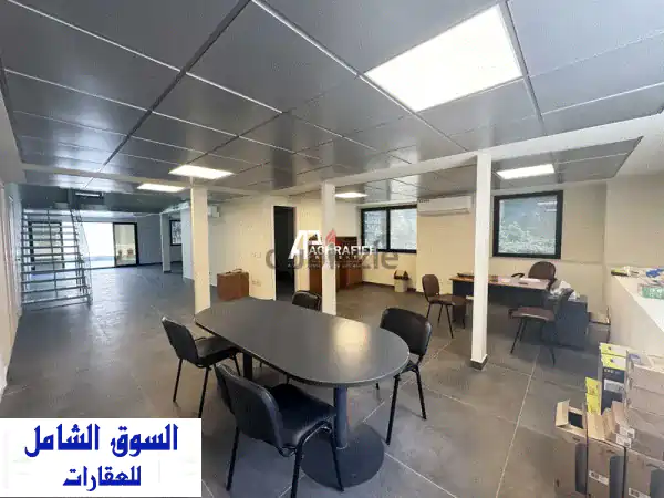 مكتب فاخر للإيجار في الأشرفية - مساحة 320 متر + تراس...