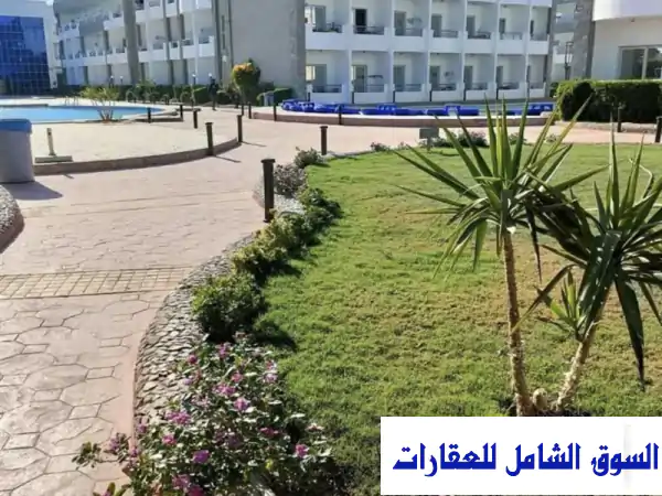 استوديو فاخر 40م² في سيسيليا ريزورت - الغردقة | إطلالة خلابة وشاطئ خاص!