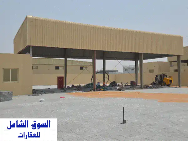 مساحة صناعية ضخمة للإيجار في أم القيوين -...