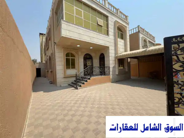 فيلا فاخرة للإيجار السنوي في المويهات 3، عجمان | 5 غرف نوم، حوش واسع، 90,000 درهم