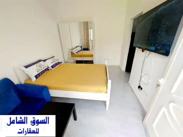 استوديو مفروش فاخر للإيجار في الرياض - مدخل خاص...