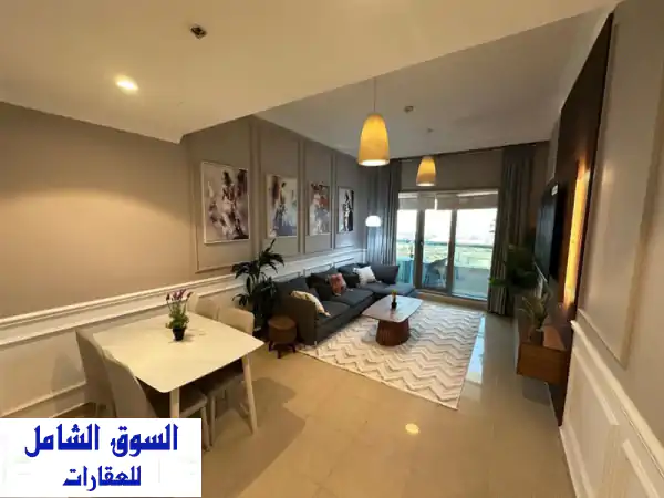 شقة فاخرة مفروشة جاهزة للاستلام في برج الكونكر - عجمان | فرصة استثمارية رائعة!
