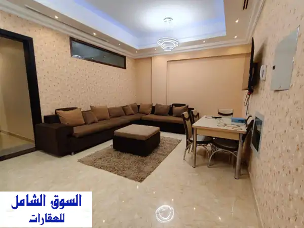 شقة مفروشة فاخرة للإيجار في عجمان - 3 غرف وصالة - 7500...