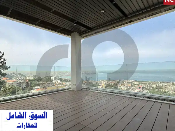 شقة فاخرة 550 متر مربع بإطلالة بحرية بانورامية...