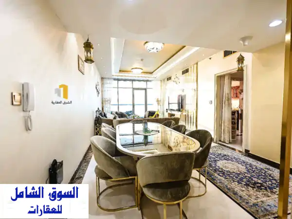 شقة دوبلكس فاخرة للبيع في كورنيش رزيدنسز عجمان | إطلالة بحرية خلابة!
