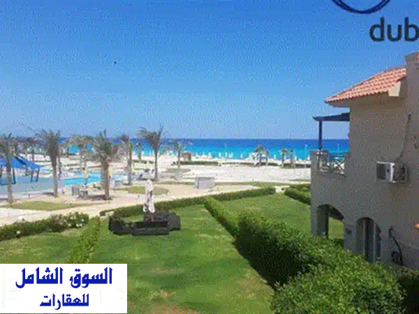 شاليه أرضي كورنر فاخر بـسوان ليك الساحل الشمالي | على البحيرة مباشرةً!