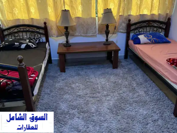 غرف مفروشة جديدة للإيجار في أبوظبي - النادي السياحي!  (غرف كاملة ومشتركة)
