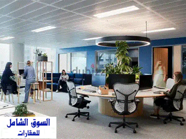 مكتب فاخر للإيجار في وسط المدينة - 180 متر مربع | موقع متميز!