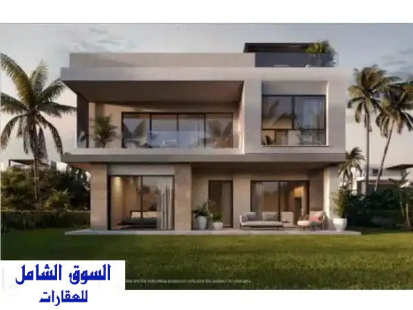 شاليه أرضي كورنر فاخر بـسوان ليك الساحل الشمالي |...