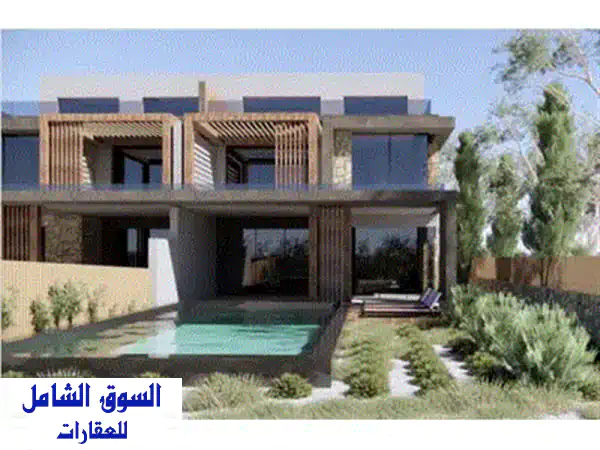 شاليه أرضي فاخر بحديقة خاصة في سيلفر ساندز | تسليم 2027