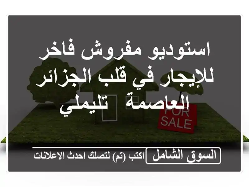 استوديو مفروش فاخر للإيجار في قلب الجزائر العاصمة...