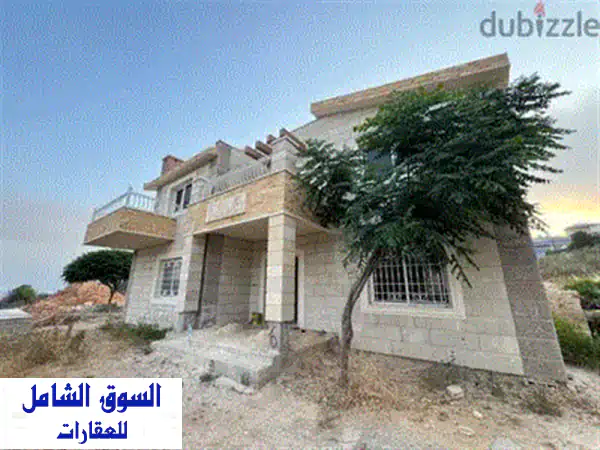 فيلا دوبلكس فاخرة للبيع في دير الزهراني - إطلالة جبلية خلابة!