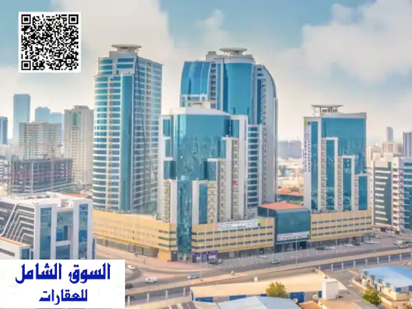 استوديو فاخر للبيع في قلب عجمان - اطلالة خلابة...