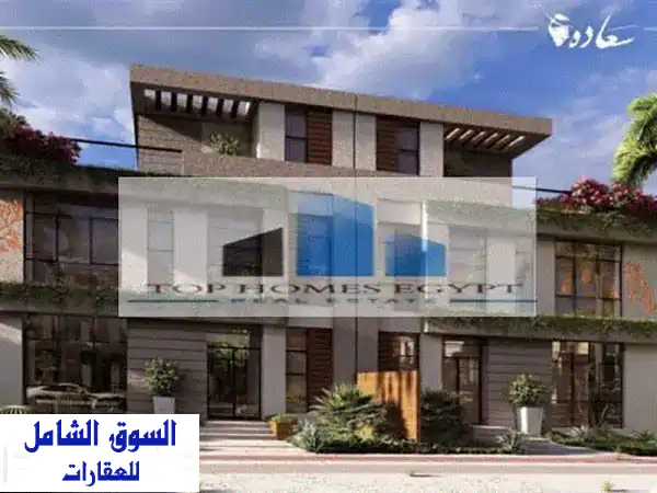 فرصة ذهبية! فيلا توين هاوس فاخرة 404 متر في كمبوند...