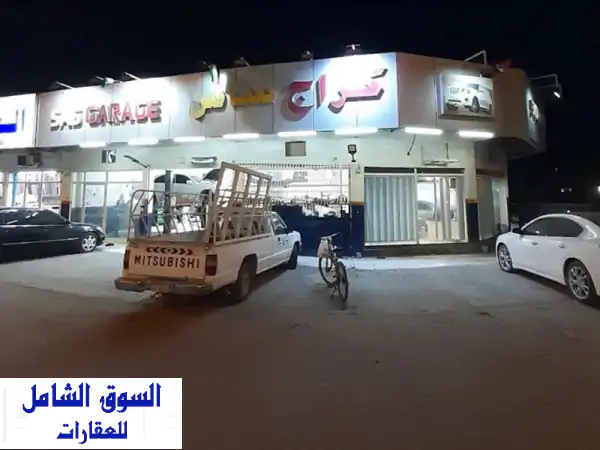متاح للإيجار جزء من الكراج مناسب لأعمال صبغ...