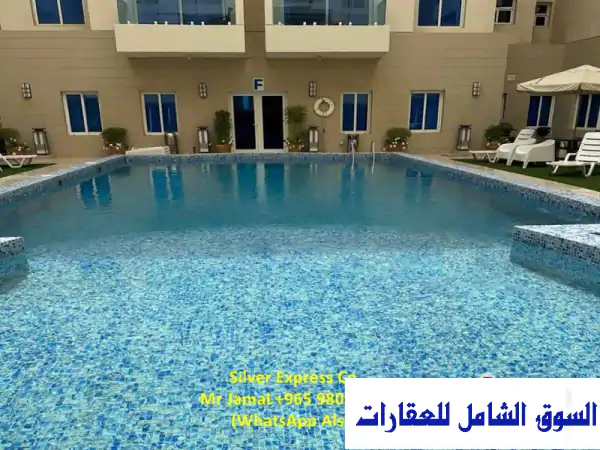 شقة فاخرة مفروشة بالكامل - ٣ غرف نوم + تراس خاص - المنقف - ٦٥٠ د.ك