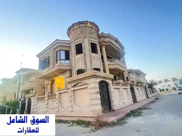فيلا فاخرة للبيع في دمياط الجديدة | شاليهات مطلة...