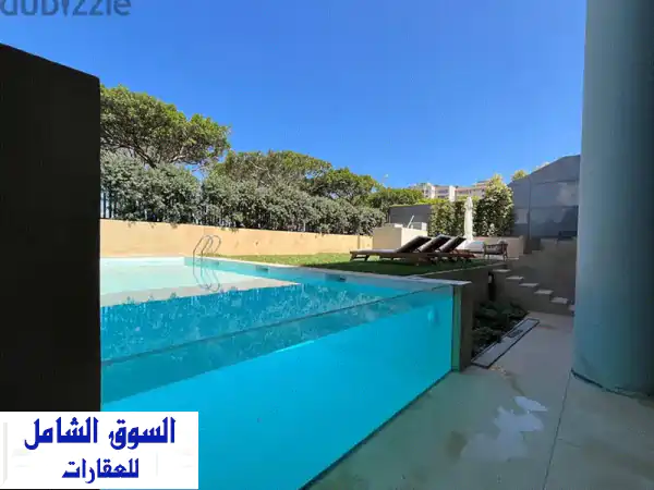شقة لوفت فريدة على المارينا - 4 غرف نوم + مسبح زجاجي! |...