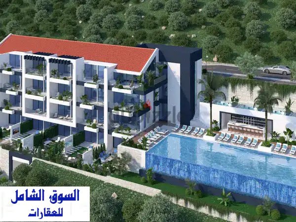 شاليه فاخر للبيع في غدراس، قضاء كسروان - إطلالة ساحرة!