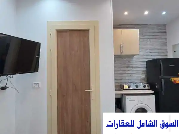 ستوديو مفروش فاخر للإيجار في ٦ أكتوبر - الحي الأول...