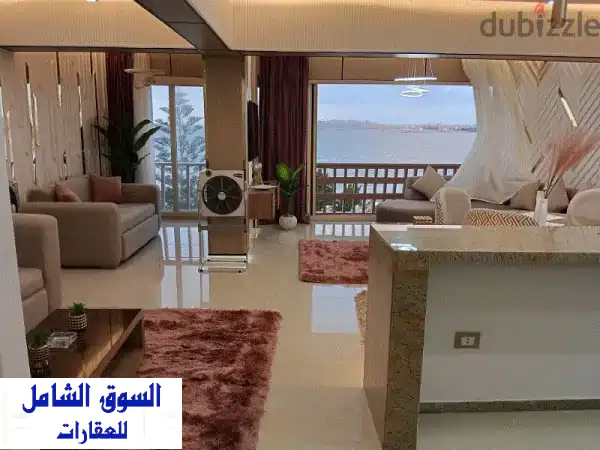 شاليه فاخر مطل على البحر في المعمورة -  إقامة...