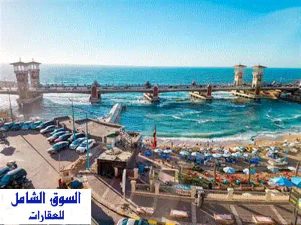 شقة فندقية فاخرة للإيجار اليومي في الإسكندرية - منظر خلاب على البحر!