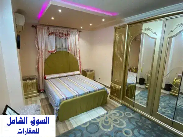 شقة مفروشة فاخرة للايجار في زهراء المعادي - فيو...