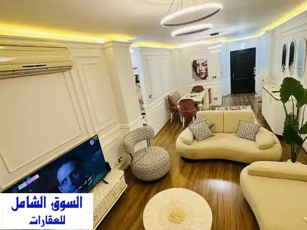 شقة فندقية راقية بمدينة الرحاب - أرضي بحديقة...