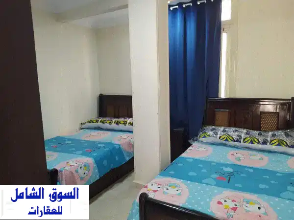 شقة مفروشة فاخرة للإيجار اليومي في المندرة - بحري -...