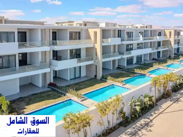 شاليهك في السخنة جاهز للسكن! 128 متر، غرفتين،...