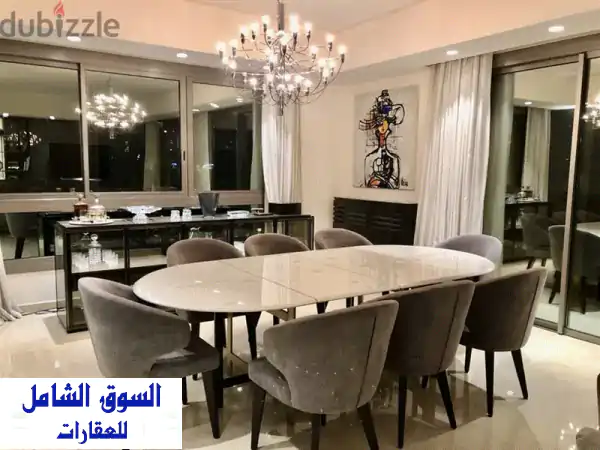 شقة فاخرة للإيجار في مدينة ضبية المائية - إطلالة خلابة!