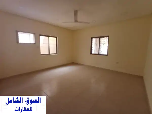 شقة أرضية للإيجار في البحير - غرفتين وحمامين - 200 دينار فقط!