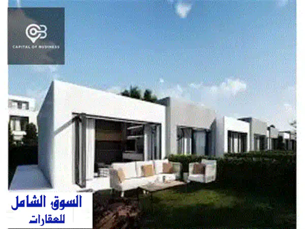 شاليه فاخر 122م² في South Med Marina بمنظر خلاب - فرصة استثمارية رائعة!