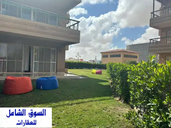 Ground Chalet for sale at Blumar شاليه ارضي للبيع في بلومار الساحل