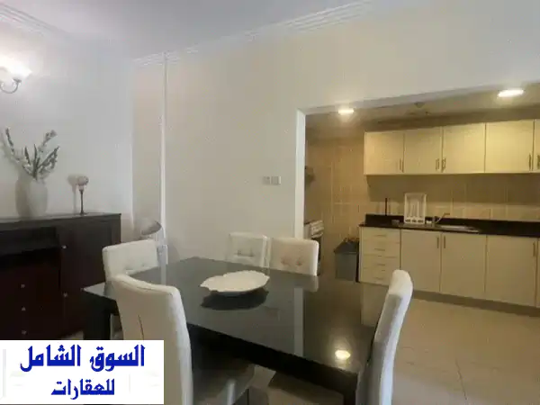 شقة فاخرة للإيجار في برج هلا تاور - الجفير - غرفتين نوم + مواقف سيارات + مسبح + جيم