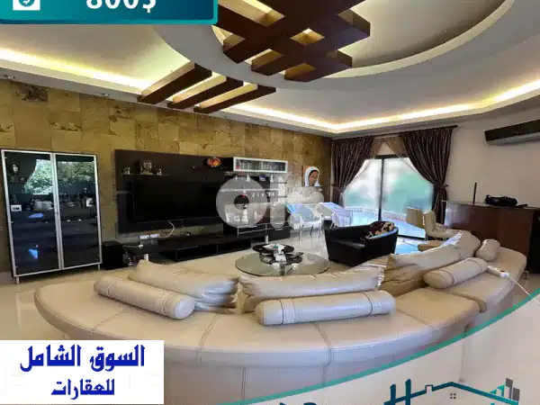 شقة فاخرة للإيجار في كفرحباب - مساحة 180 متر + تراس 20 متر