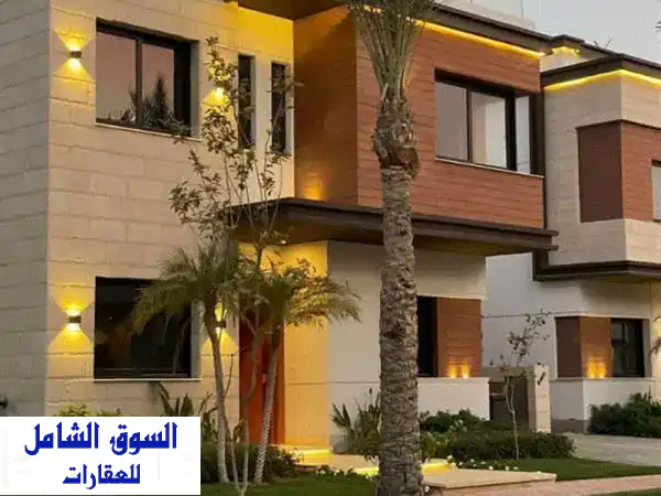توين هاوس فاخر أمام هايد بارك بالتجمع الخامس -...