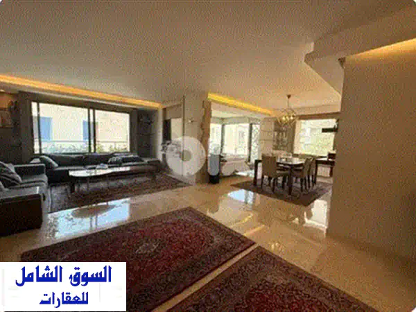 شقة دوبلكس فاخرة للبيع في بيادة - إطلالة بحرية خلابة! ٥٠٠ متر + تراس ١٠٠ متر