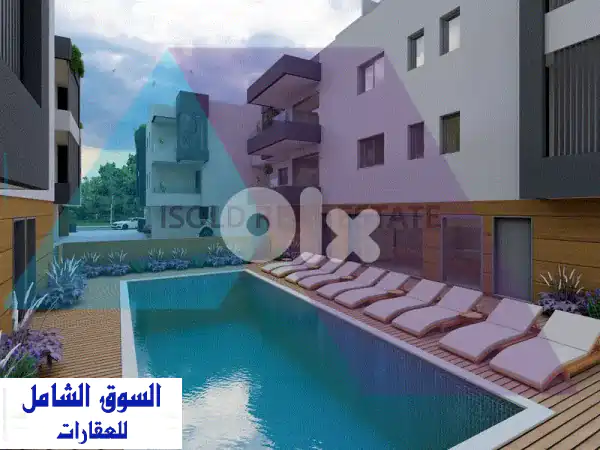شقة فاخرة للبيع في لارنكا مع تراس 90 متر مربع...