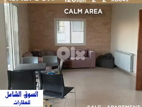 شقة فاخرة للبيع في عجلتون - موقع هادئ ومساحة واسعة (RBG45)